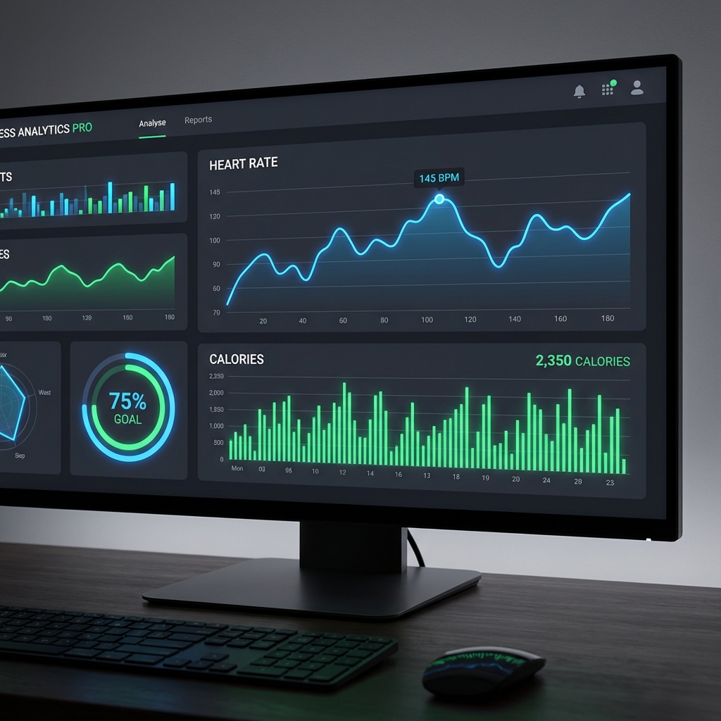 Fitness Tool Dashboard Interface